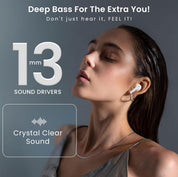 Scubel SmartPods Pro ANC Wireless Earbuds with Touch Display & Noise Cancellation