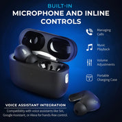 Scubel ShadowPods Pro ANC Wireless Earbuds with Deep Bass & Noise Cancellation