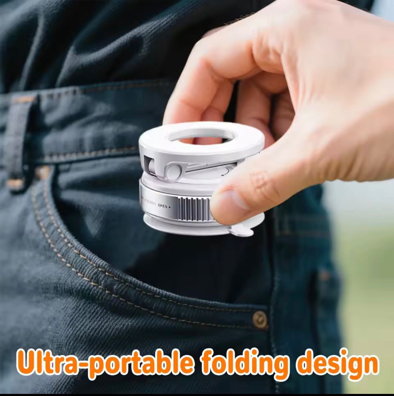Scubel Foldable Magnetic Phone Stand & Car Mount – Universal Smartphone Holde