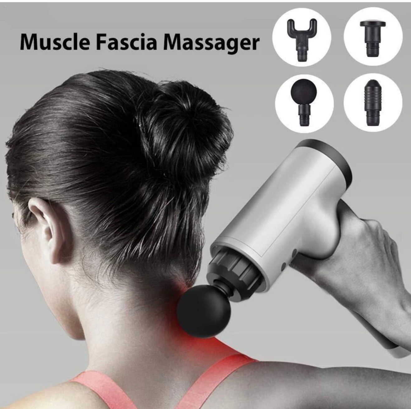 Scubel Portable Massage Gun for Muscle Recovery & Pain Relief