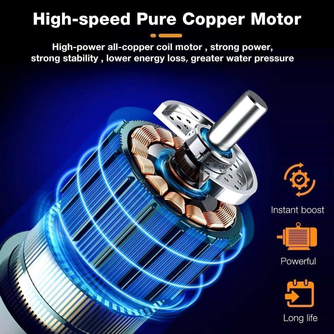 Scubel Portable Cordless Car Pressure Washer Gun – Rechargeable High Pressure Cleaner with Dual Battery, Foam Sprayer & Water Hose