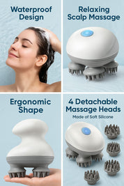 Scubel Smart Scalp Massager | Electric Head Massager for Stress Relief